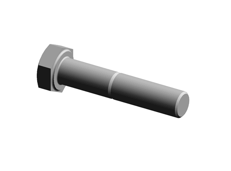 Hexagon head bolts with fine pitch thread
