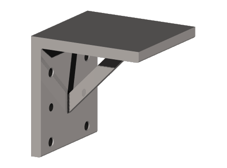 Riser angle bracket, NAAMS AHB M