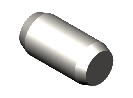 Pied de centrage lisse, en alliage résistant à chaud à base de nickel NI-P100HT (Inconel 718)