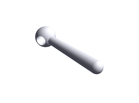 Clamping Levers, DIN 99, slanted, with smooth bore, form L