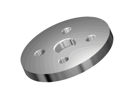 Loose plate flange PN 10 - naval construction