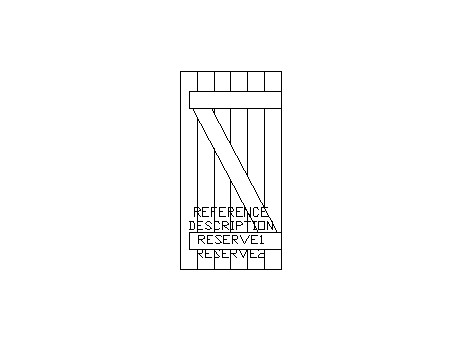 Shutter, right panel 0.60x1.18