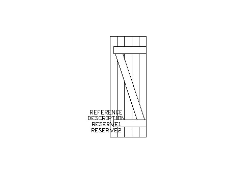 Shutter, right panel 0.50x1.38
