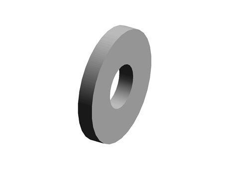 GB/T 97.4 - 2002 - Free CAD models - Plain washers for screw and washer ...