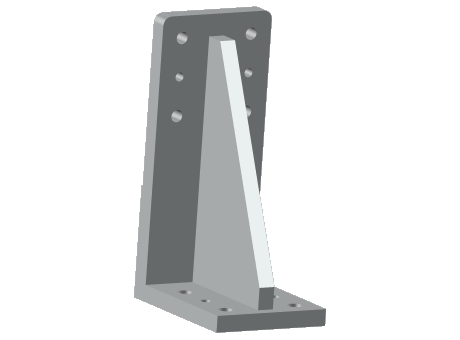 Riser angle bracket-aluminium, NAAMS AAB A