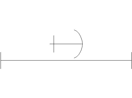 Internally anchored straight section