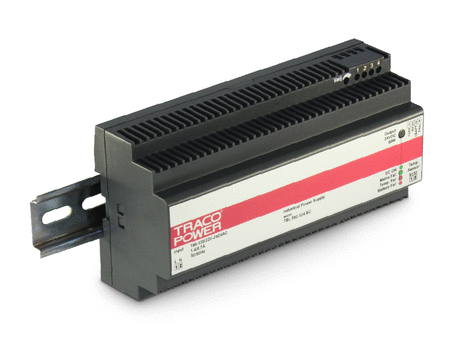 60 Watt AC/DC Uninterruptible switch mode power supply, industrial, auto-range input, battery management system, DIN-Rail