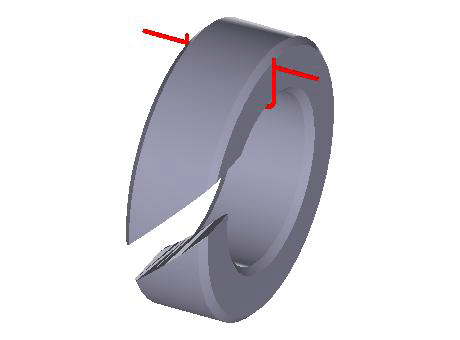 Wear Ring for Piston