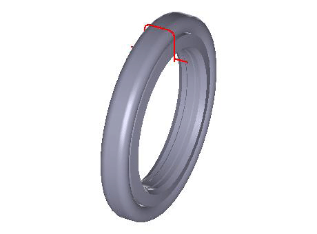 Zurcon® Roto Glyd Ring® S Internal Sealing