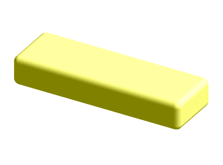 Wooden cube - Bar 150 x 25 x 50 mm