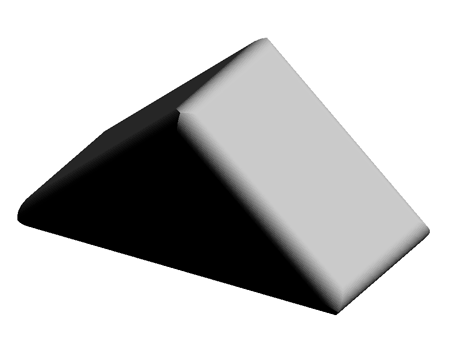 Wooden cube - Triangle 100 mm