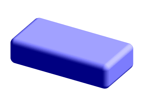 Wooden cube - Bar 100 x 25 x 50 mm