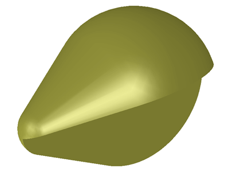 Shape with round ends - Revolution