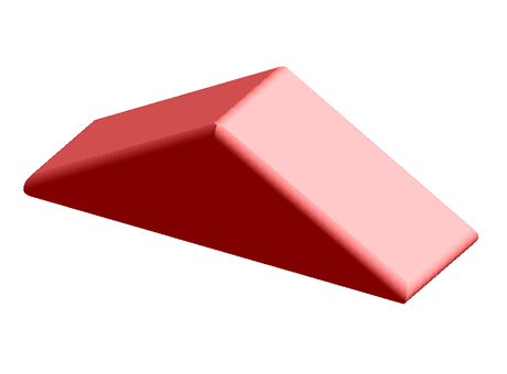 Wooden cube - Triangle 150 mm