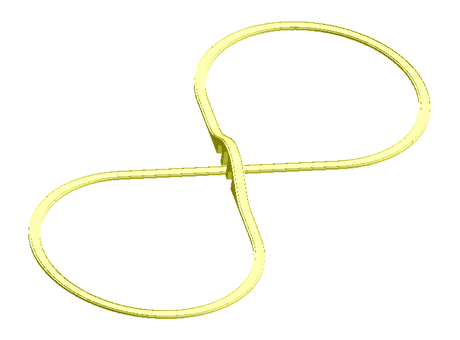 8 shape circuit