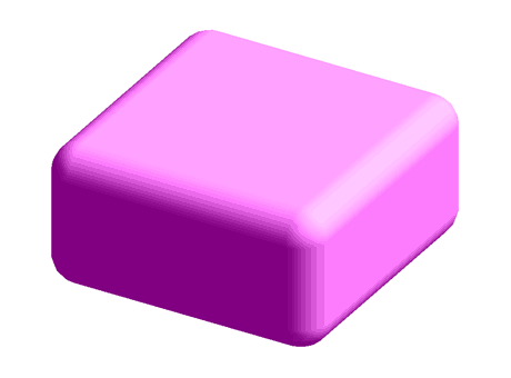 Wooden cube - Bar 50 x 25 x 50 mm