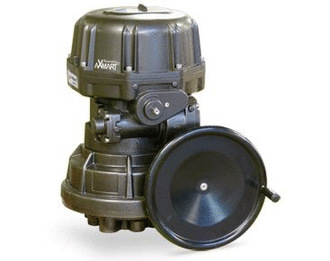 VT PLUS - Electric actuator, aluminium housing with manual override by hand wheel, for torques from 600 to 2400Nm and in accordance with CE-ROHS-REACH Directives