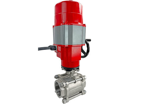 3" Surpass 3 pc SS Ball Valve, 110 VAC, Safe Return