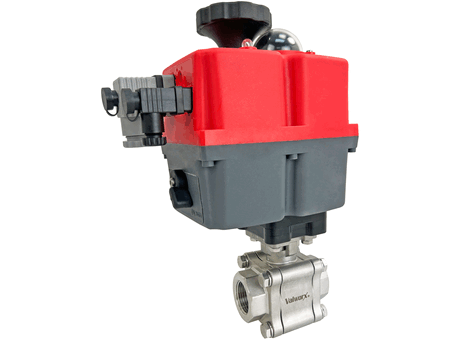 1" Electric Actuated High Pressure Stainless Ball Valve 24-240V