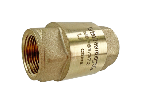 1 1/2" Brass  Spring Check Valve, NPT