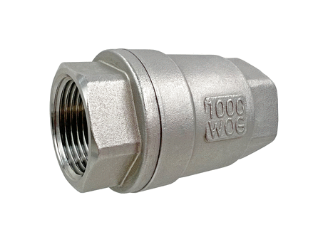 1 1/4" Stainless Spring Check Valve, NPT