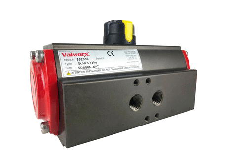 Double Acting Air Actuator DA50- Scotch Yoke