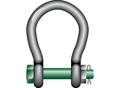 G-4263 Green Pin BigMouth® Bow Shackle BN (mm)