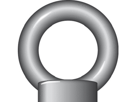 G-8142 Eye nuts, generally to DIN 582, electro-galvanized (mm)