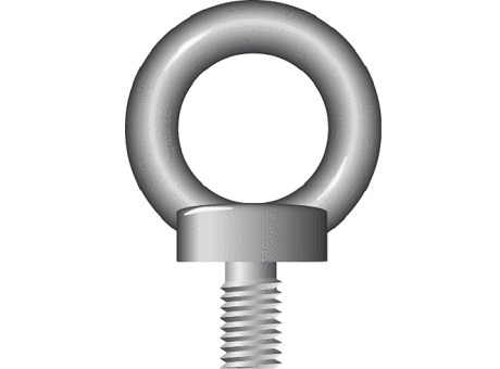 S-8140 Eye bolts, generally to DIN 580, self coloured (mm)