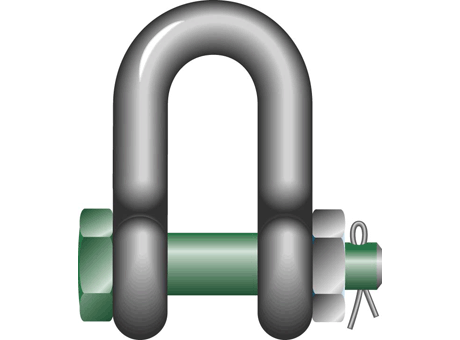 G-4153 Green Pin® Dee Shackle BN (inch)