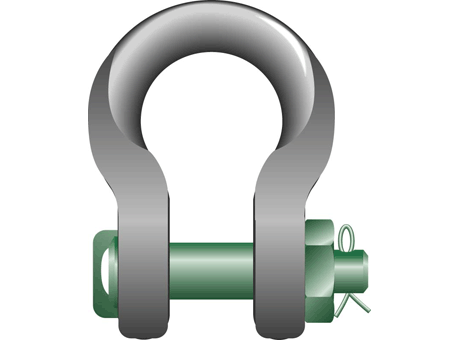 P-6033 Green Pin® Sling Shackle BN (inch)