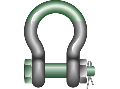 G-5263 Green Pin Super® Bow Shackle BN (mm)