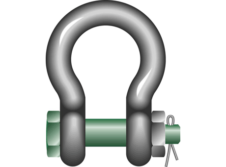 G-4163 Green Pin® Bow Shackle BN (inch)