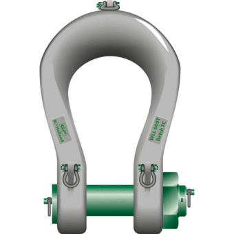 P-6043 Green Pin Power Sling® Shackle BN (mm)