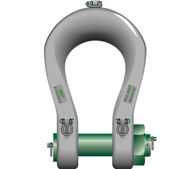 P-6043 Green Pin Power Sling® Shackle BN (inch)