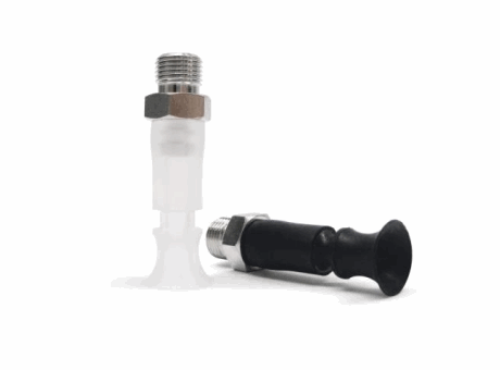 Suction cups with support