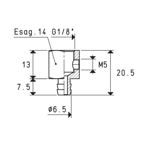 Dimensioned drawing