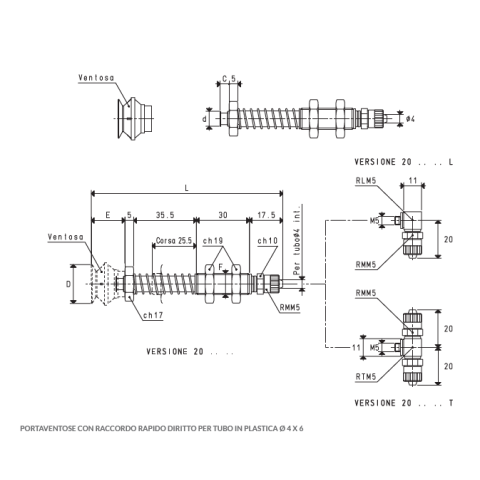 Dimensioned drawing