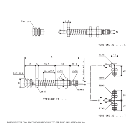 Dimensioned drawing