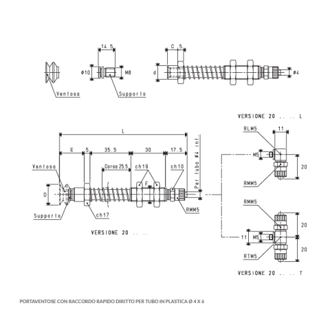Dimensioned drawing