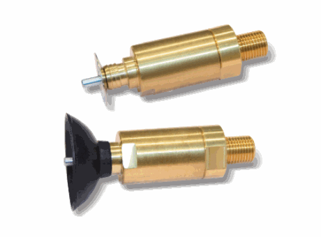 034511 Basic vacuum cup holders with plunger valve, with no springing