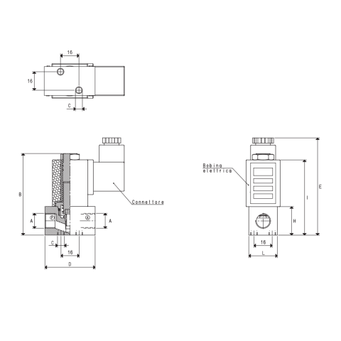Dimensioned drawing
