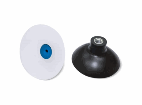 Suction cups with support