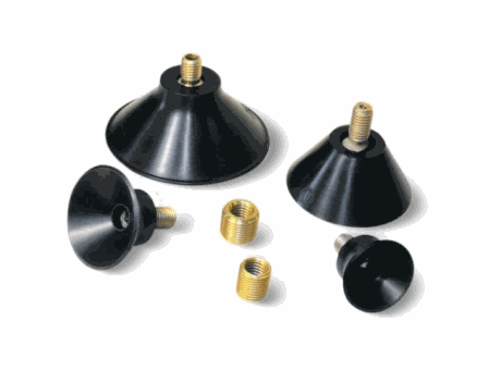 Suction cups with support