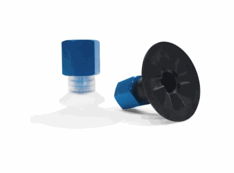 Suction cup with support