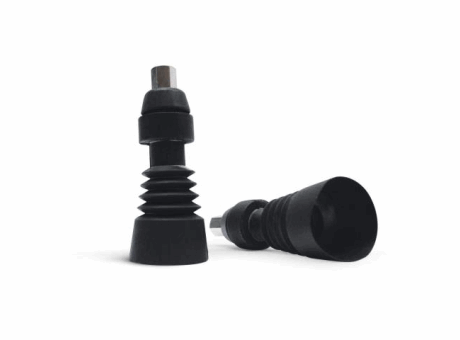 Suction cup with support