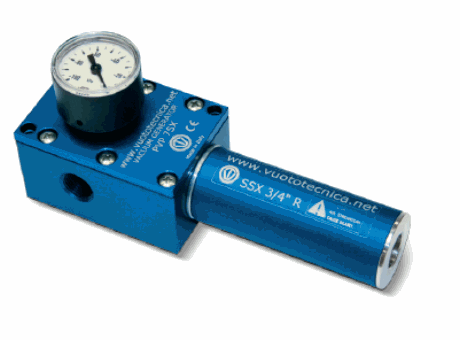 Single-stage vacuum generator 9,3mc/h - 13,5mc/h - 18mc/h