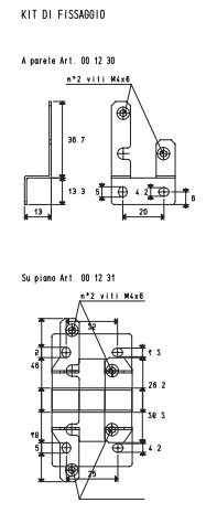 Dimensioned drawing