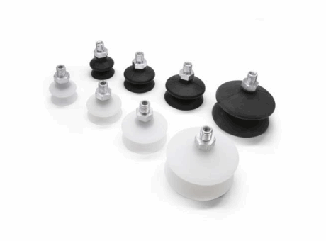 Suction cups with supports