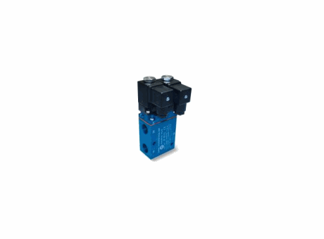 Electroválvulas de vacío de 3 vías, servopilotadas de G1/2", con dos bobinas eléctricas